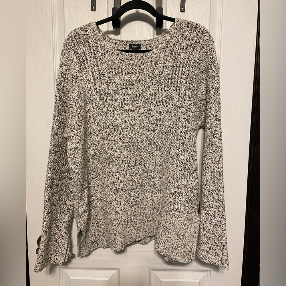 Roots || Salt and Pepper Knit Sweater